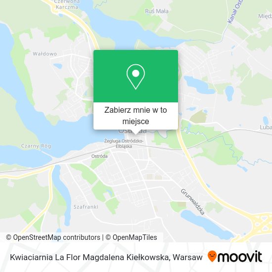 Mapa Kwiaciarnia La Flor Magdalena Kiełkowska