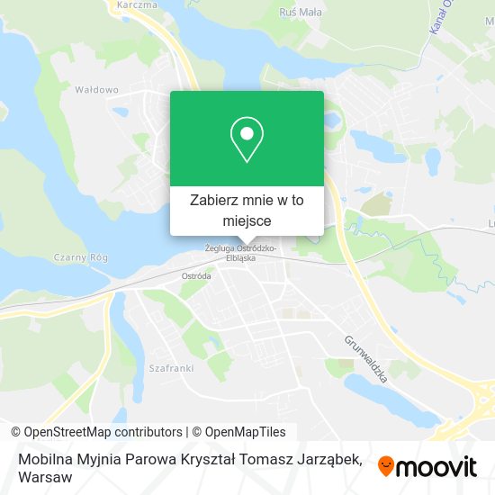 Mapa Mobilna Myjnia Parowa Kryształ Tomasz Jarząbek