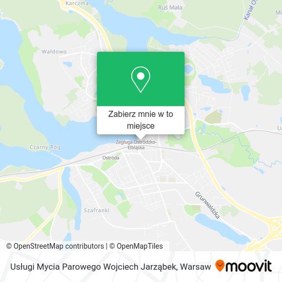 Mapa Usługi Mycia Parowego Wojciech Jarząbek