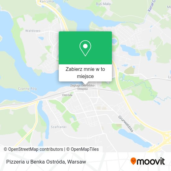 Mapa Pizzeria u Benka Ostróda