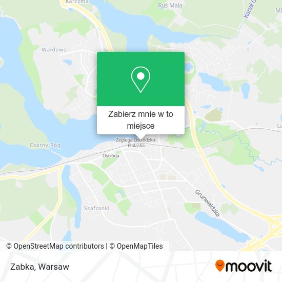 Mapa Zabka