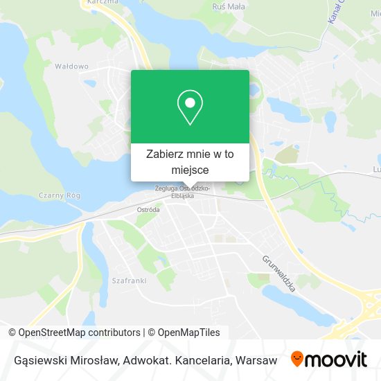 Mapa Gąsiewski Mirosław, Adwokat. Kancelaria