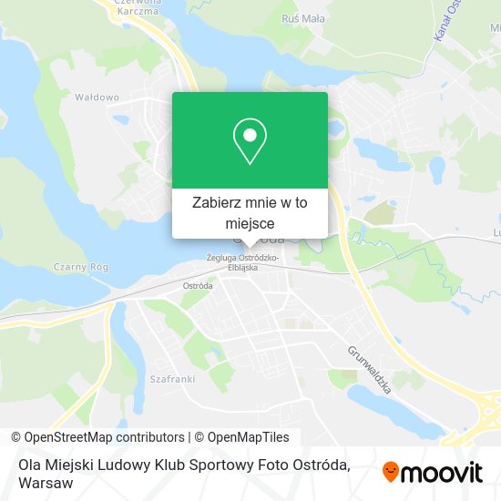 Mapa Ola Miejski Ludowy Klub Sportowy Foto Ostróda