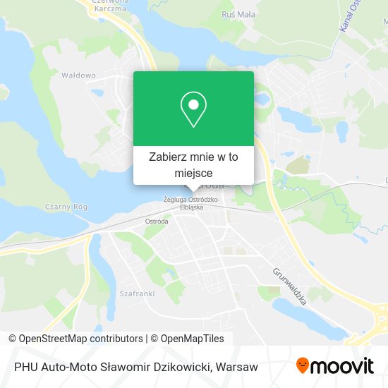 Mapa PHU Auto-Moto Sławomir Dzikowicki