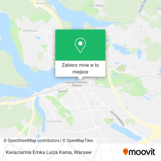 Mapa Kwiaciarnia Emka Luiza Kania