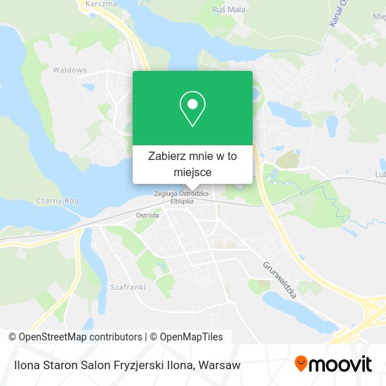 Mapa Ilona Staron Salon Fryzjerski Ilona