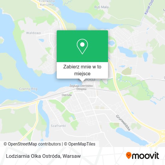 Mapa Lodziarnia Olka Ostróda