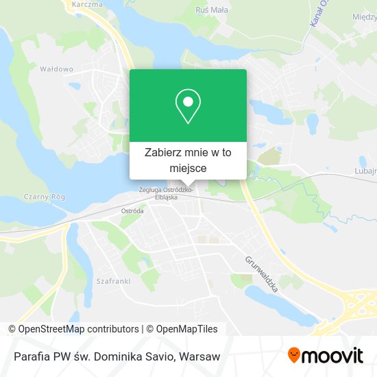 Mapa Parafia PW św. Dominika Savio