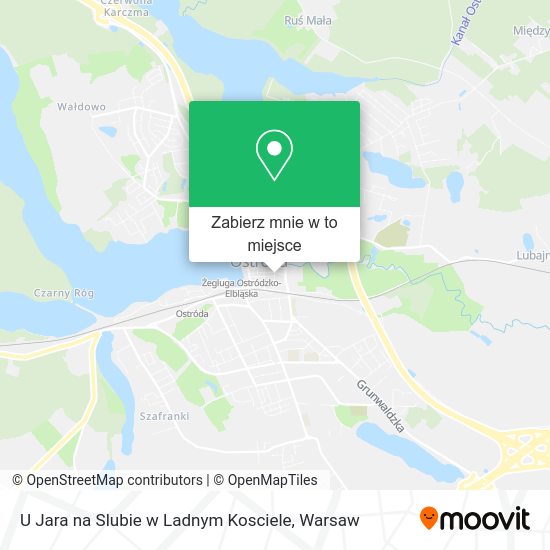 Mapa U Jara na Slubie w Ladnym Kosciele