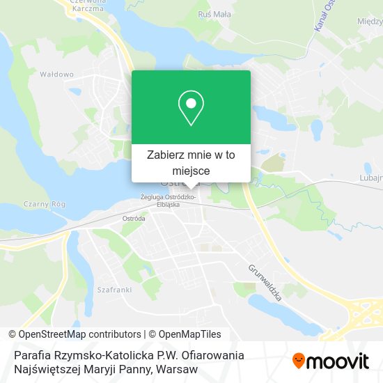 Mapa Parafia Rzymsko-Katolicka P.W. Ofiarowania Najświętszej Maryji Panny