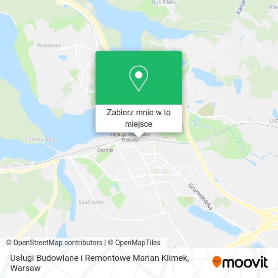 Mapa Usługi Budowlane i Remontowe Marian Klimek