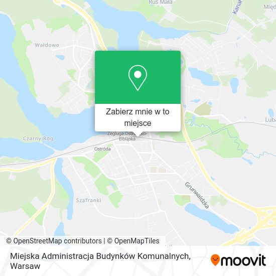 Mapa Miejska Administracja Budynków Komunalnych