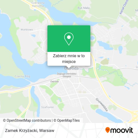 Mapa Zamek Krzyżacki