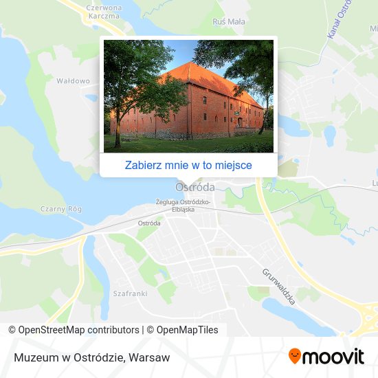 Mapa Muzeum w Ostródzie