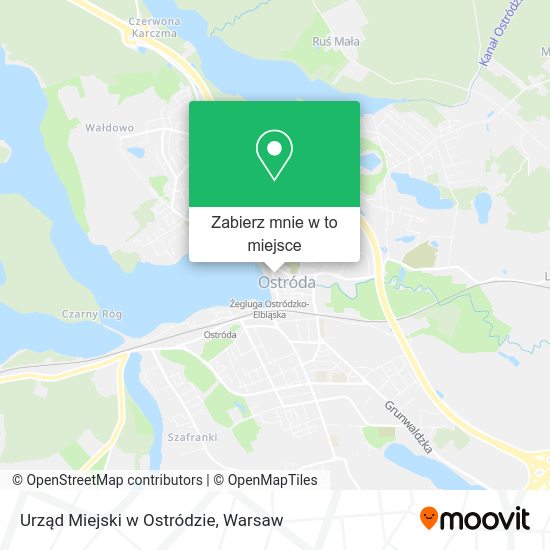 Mapa Urząd Miejski w Ostródzie