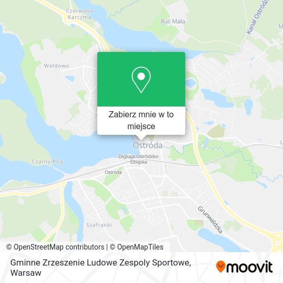 Mapa Gminne Zrzeszenie Ludowe Zespoly Sportowe