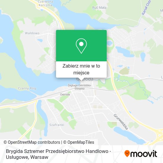 Mapa Brygida Sztremer Przedsiębiorstwo Handlowo - Usługowe