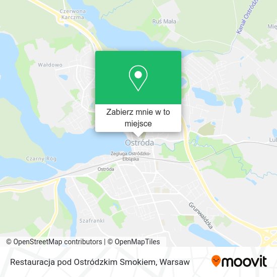 Mapa Restauracja pod Ostródzkim Smokiem