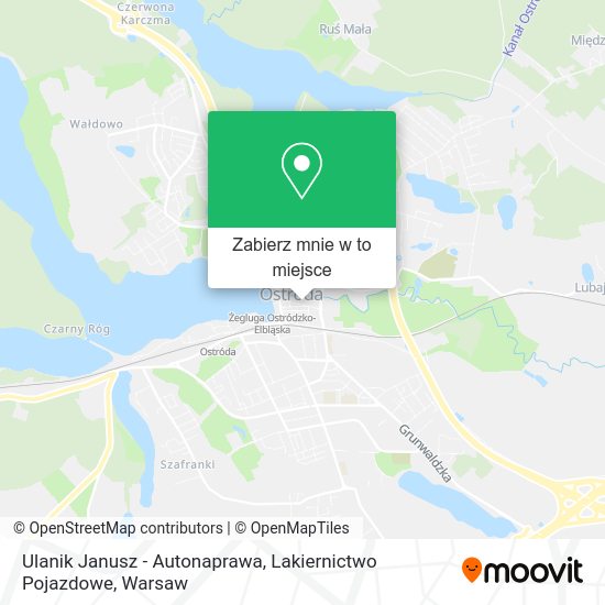 Mapa Ulanik Janusz - Autonaprawa, Lakiernictwo Pojazdowe