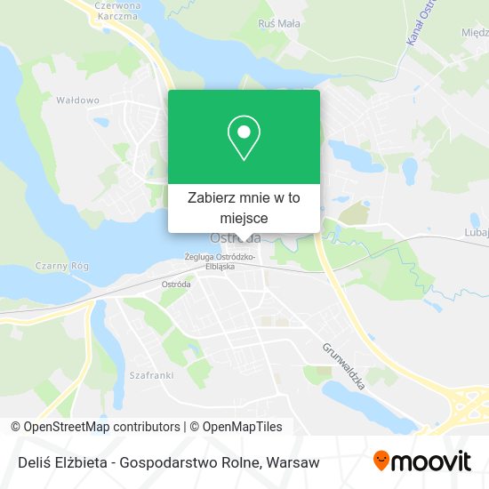 Mapa Deliś Elżbieta - Gospodarstwo Rolne