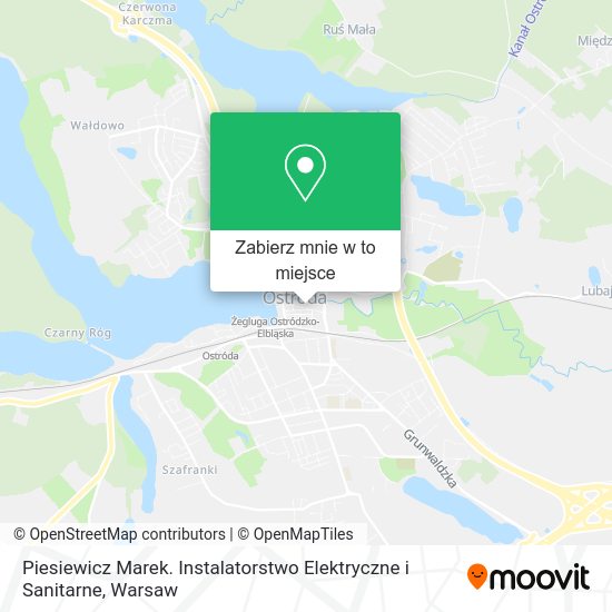 Mapa Piesiewicz Marek. Instalatorstwo Elektryczne i Sanitarne