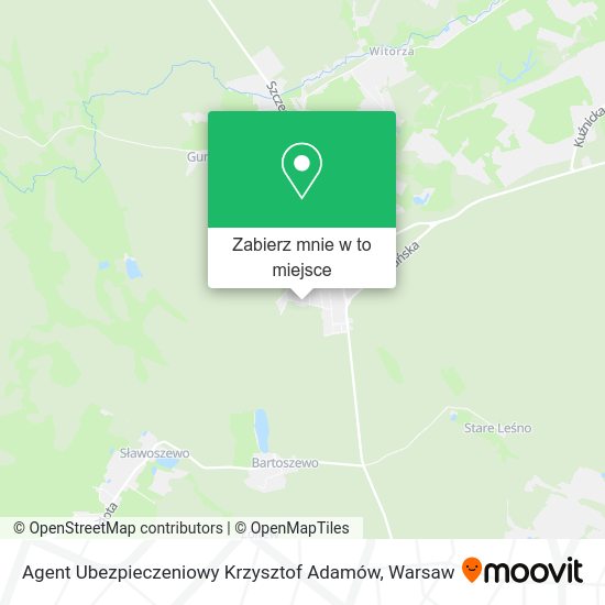 Mapa Agent Ubezpieczeniowy Krzysztof Adamów