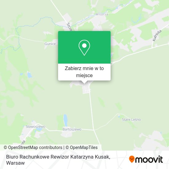 Mapa Biuro Rachunkowe Rewizor Katarzyna Kusak