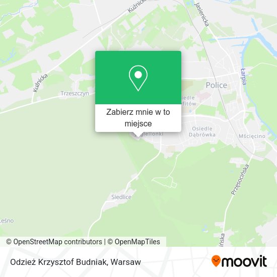 Mapa Odzież Krzysztof Budniak