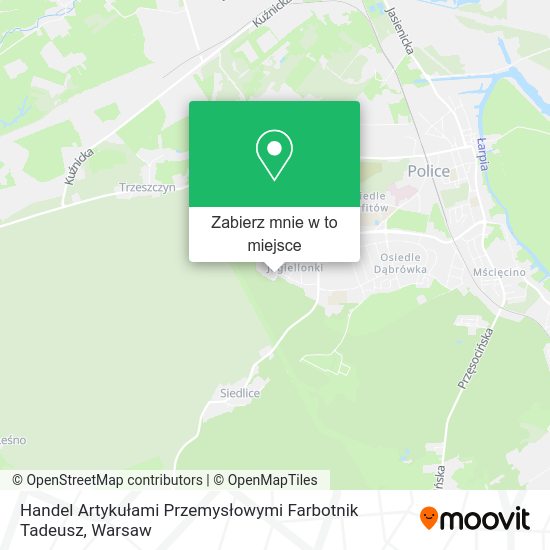 Mapa Handel Artykułami Przemysłowymi Farbotnik Tadeusz