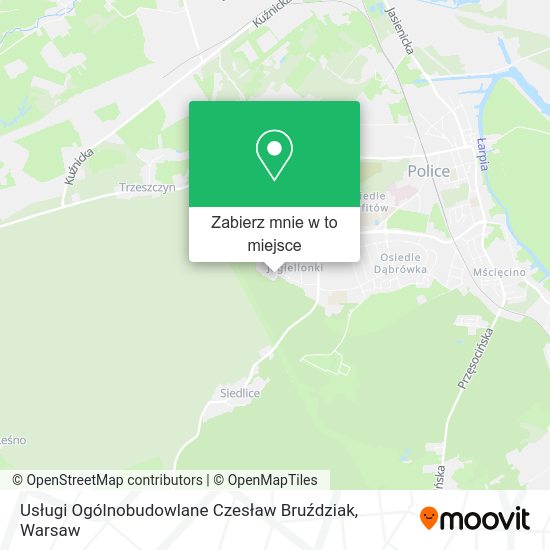 Mapa Usługi Ogólnobudowlane Czesław Bruździak