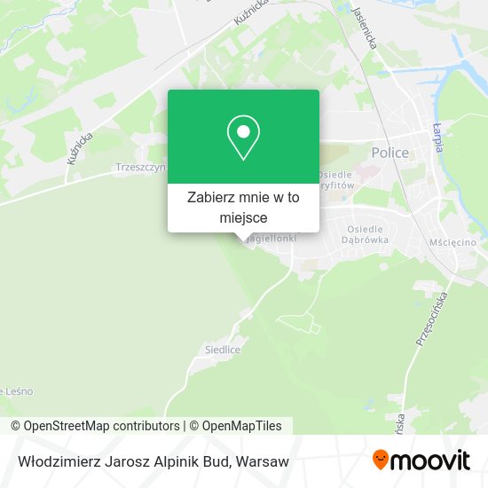 Mapa Włodzimierz Jarosz Alpinik Bud