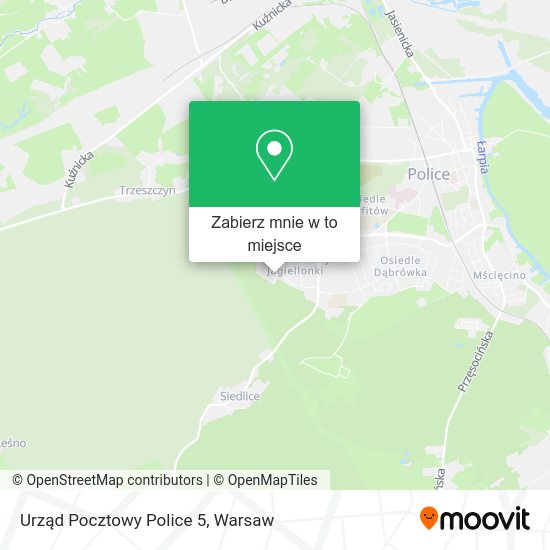 Mapa Urząd Pocztowy Police 5