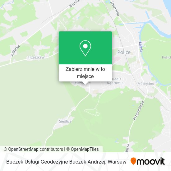 Mapa Buczek Usługi Geodezyjne Buczek Andrzej