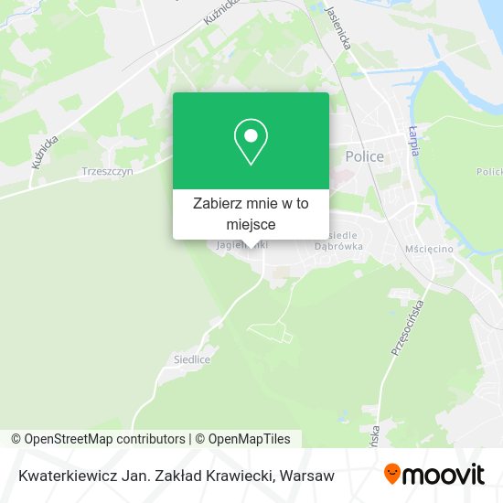 Mapa Kwaterkiewicz Jan. Zakład Krawiecki