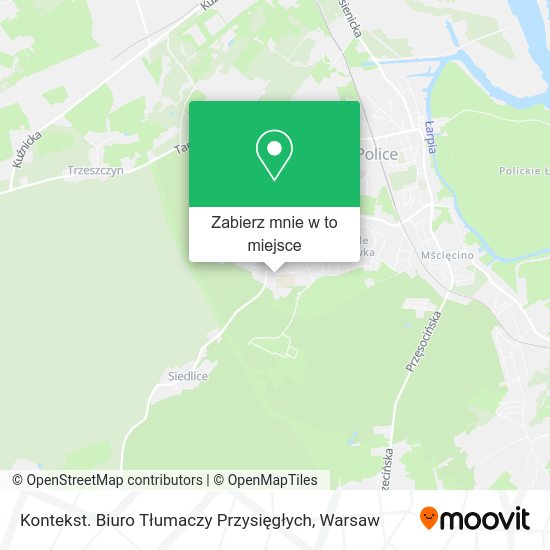 Mapa Kontekst. Biuro Tłumaczy Przysięgłych