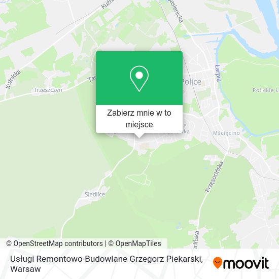 Mapa Usługi Remontowo-Budowlane Grzegorz Piekarski