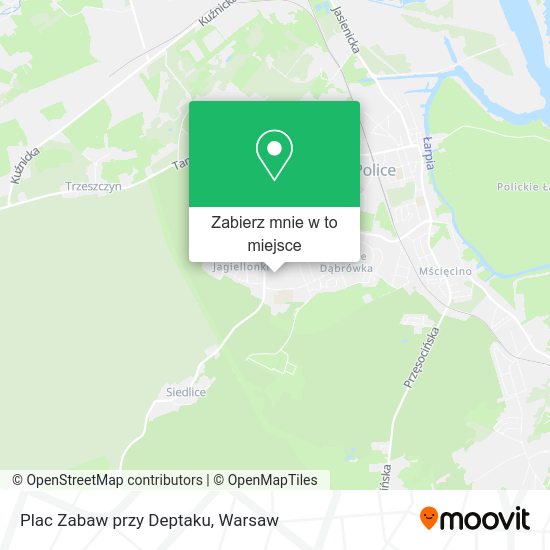 Mapa Plac Zabaw przy Deptaku