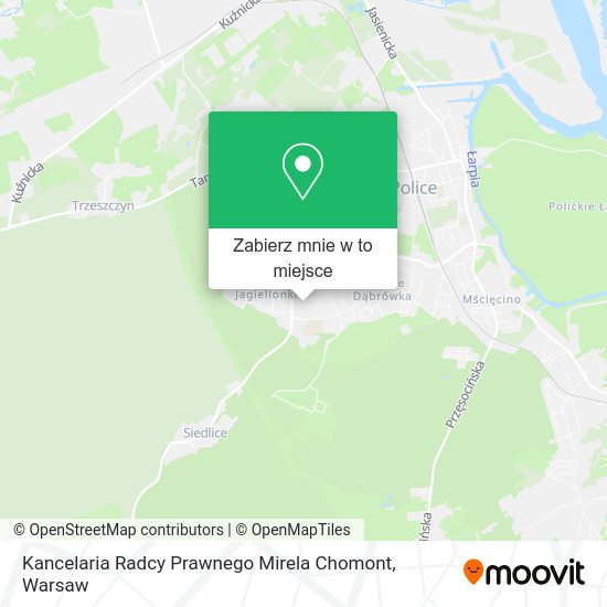 Mapa Kancelaria Radcy Prawnego Mirela Chomont