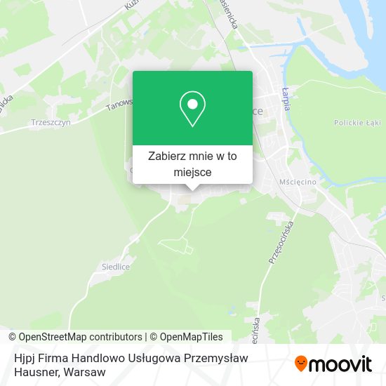 Mapa Hjpj Firma Handlowo Usługowa Przemysław Hausner