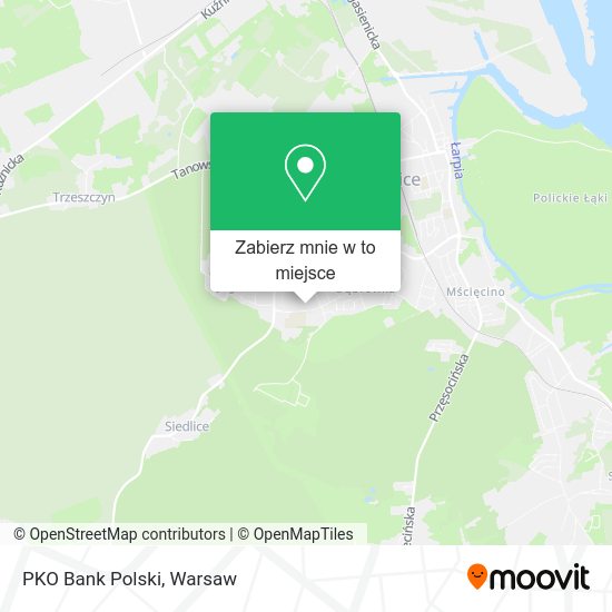 Mapa PKO Bank Polski