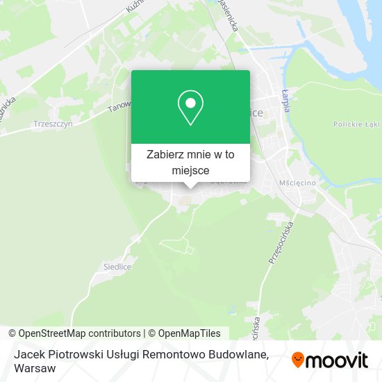 Mapa Jacek Piotrowski Usługi Remontowo Budowlane