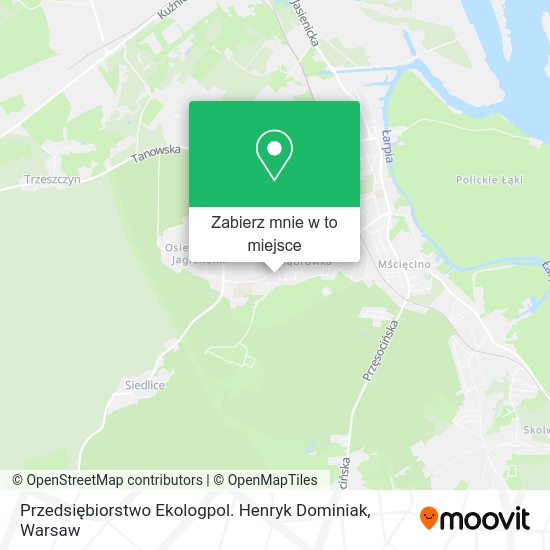 Mapa Przedsiębiorstwo Ekologpol. Henryk Dominiak