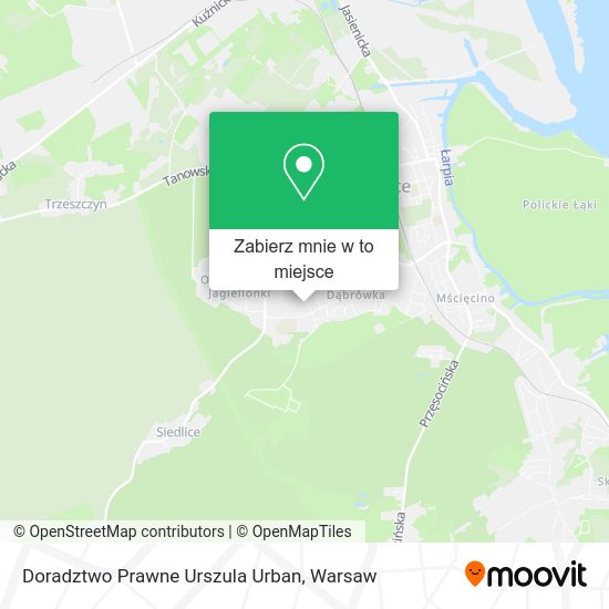 Mapa Doradztwo Prawne Urszula Urban