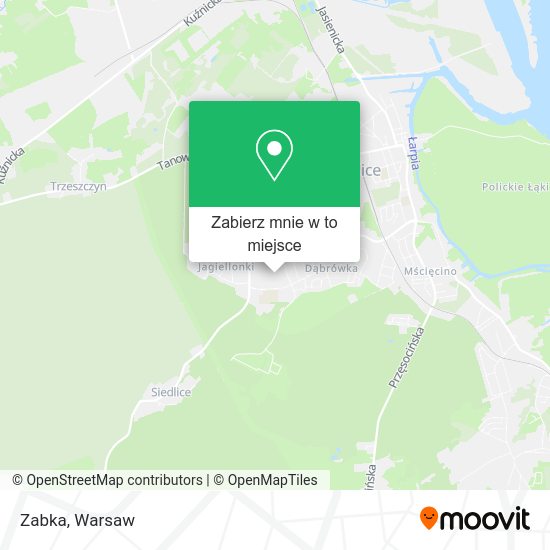 Mapa Zabka