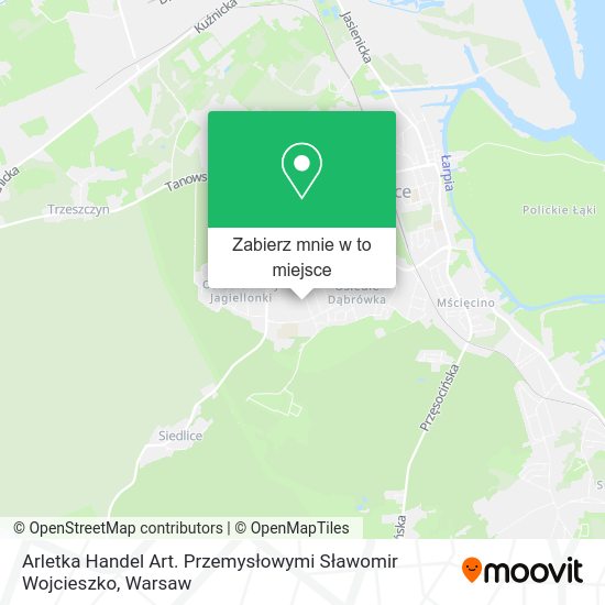 Mapa Arletka Handel Art. Przemysłowymi Sławomir Wojcieszko