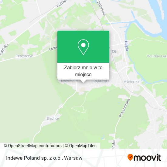 Mapa Indewe Poland sp. z o.o.