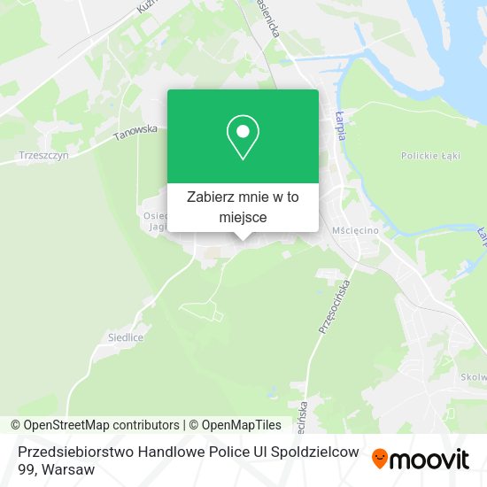 Mapa Przedsiebiorstwo Handlowe Police Ul Spoldzielcow 99