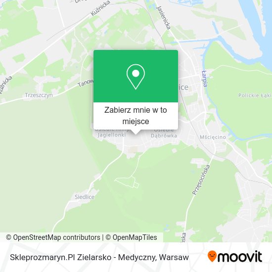 Mapa Skleprozmaryn.Pl Zielarsko - Medyczny