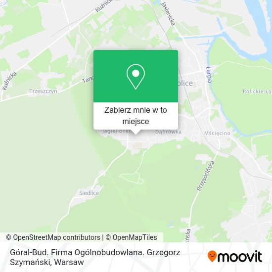 Mapa Góral-Bud. Firma Ogólnobudowlana. Grzegorz Szymański