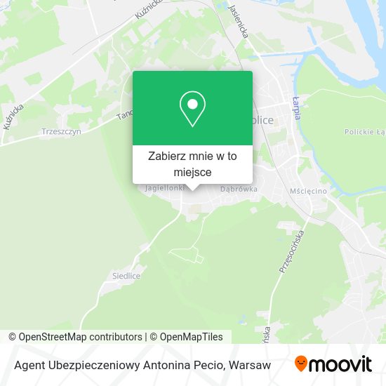 Mapa Agent Ubezpieczeniowy Antonina Pecio